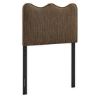 Modway Athena Striped Fabric Upholstered Twin Size Headboard