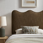 Modway Athena Striped Fabric Upholstered Twin Size Headboard