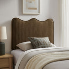 Modway Athena Striped Fabric Upholstered Twin Size Headboard