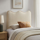 Modway Athena Striped Fabric Upholstered Twin Size Headboard