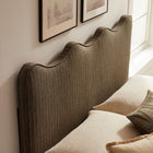 Modway Athena Striped Fabric Upholstered Queen Size Headboard