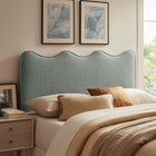 Modway Athena Striped Fabric Upholstered Queen Size Headboard