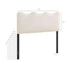 Modway Athena Stain-Resistant Performance Velvet King Size Headboard