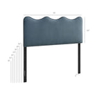 Modway Athena Stain-Resistant Performance Velvet King Size Headboard