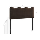 Modway Athena Stain-Resistant Performance Velvet King Size Headboard