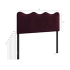 Modway Athena Stain-Resistant Performance Velvet King Size Headboard