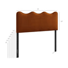 Modway Athena Stain-Resistant Performance Velvet King Size Headboard