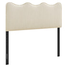 Modway Athena Striped Fabric Upholstered King Size Headboard