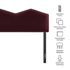 Modway Cosette Performance Velvet Full Size Headboard