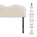 Modway Cosette Performance Velvet King Size Headboard