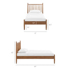Modway Zane Twin Size Spindle Bed Frame