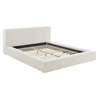 Modway Luma Chenille Upholstered King Platform Bed Frame