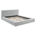 Modway Luma Chenille Upholstered King Platform Bed Frame