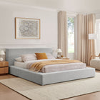 Modway Luma Chenille Upholstered King Platform Bed Frame