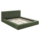 Modway Luma Chenille Upholstered King Platform Bed Frame