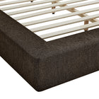 Modway Luma Chenille Upholstered King Platform Bed Frame