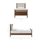Modway Leni Twin Size Wood Platform Bed Frame