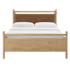 Modway Leni Queen Size Vegan Leather and Wood Platform Bed Frame