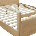 Modway Leni Queen Size Vegan Leather and Wood Platform Bed Frame