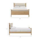 Modway Leni King Size Wood Platform Bed Frame