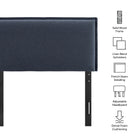 Modway Camille Upholstered Linen Blend Twin Size Headboard