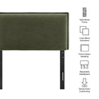 Modway Camille Upholstered Linen Blend Twin Size Headboard