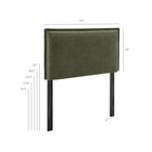 Modway Camille Upholstered Linen Blend Twin Size Headboard
