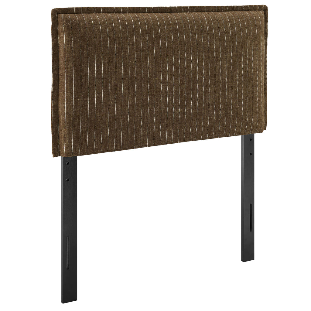 Modway Camille Striped Linen Blend Twin Size Headboard