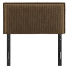 Modway Camille Striped Linen Blend Twin Size Headboard