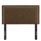 Modway Camille Striped Linen Blend Twin Size Headboard