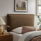 Modway Camille Striped Linen Blend Twin Size Headboard