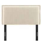 Modway Camille Striped Linen Blend Twin Size Headboard