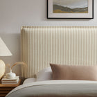Modway Camille Striped Linen Blend Twin Size Headboard