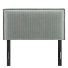 Modway Camille Striped Linen Blend Twin Size Headboard