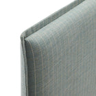 Modway Camille Striped Linen Blend Twin Size Headboard