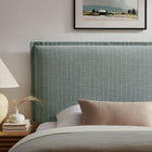 Modway Camille Striped Linen Blend Twin Size Headboard