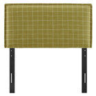 Modway Camille Checkered Linen Blend Twin Size Headboard