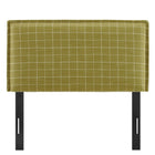 Modway Camille Checkered Linen Blend Twin Size Headboard