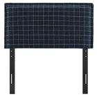 Modway Camille Checkered Linen Blend Twin Size Headboard