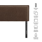 Modway Camille Upholstered Linen Blend Full Size Headboard