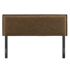 Modway Camille Striped Linen Blend Full Size Headboard