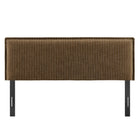 Modway Camille Striped Linen Blend Queen Size Headboard