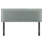 Modway Camille Striped Linen Blend Queen Size Headboard