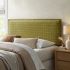 Modway Camille Checkered Linen Blend Queen Size Headboard