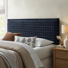 Modway Camille Checkered Linen Blend Queen Size Headboard