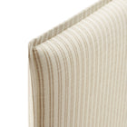 Modway Camille Striped Linen Blend King Size Headboard