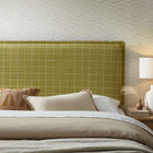 Modway Camille Checkered Linen Blend King Size Headboard