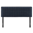 Modway Camille Checkered Linen Blend King Size Headboard