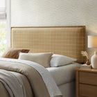 Modway Camille Checkered Linen Blend King Size Headboard