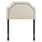Modway Magnolia Stain-Resistant Performance Velvet Twin Size Headboard